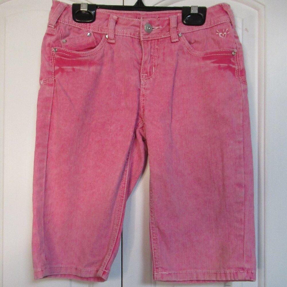 Justice Pink Jean shorts